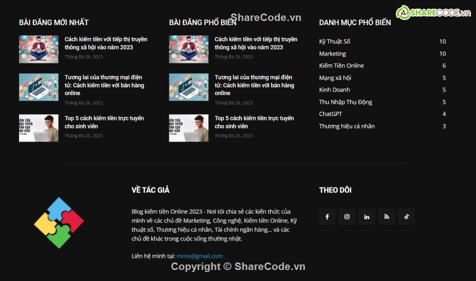 full code website tin tức,code website blog,code kiếm tiền online,sharecode website tin tức,sharecode website blog